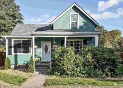 This Bucoda home exemplifies why the quaint town has appreciated in home values the most of any in Washington state in the past 10 years. For sale at $363,000 on Market Street, this home has three bedrooms and was built in 1901. The property includes an extra lot, sits in a charming neighborhood close to amenities and parks. Listed by Kathryn Harris, Olympic Sotheby’s Int’l Realty.